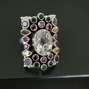 Nicky Butler RAJ LIMITED EDITION Collection 925 Sterling Silver Designer Ring NB